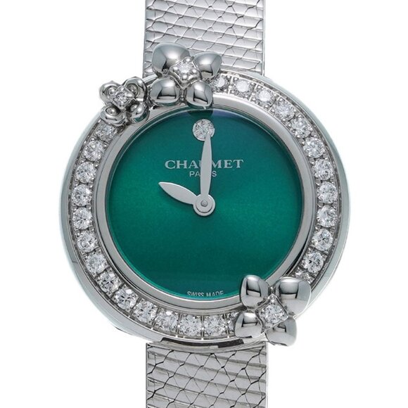 CHAUMET Ortharcia W83880-001 green Ladies Watches quartz Used Ginzo - Picture 5 of 7